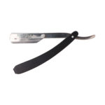 NAVAJA DE AFEITAR METÁLICA NEGRA